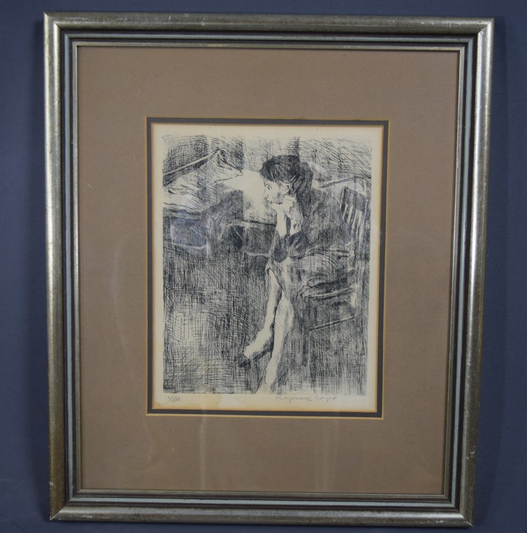 Raphael Soyer, Lithograph (Edition of 50) (1 of 2)