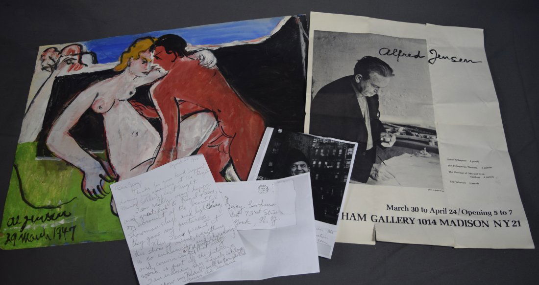 Alfred Jensen, Gouache (Acquired Directly From Artist) (1 of 9)