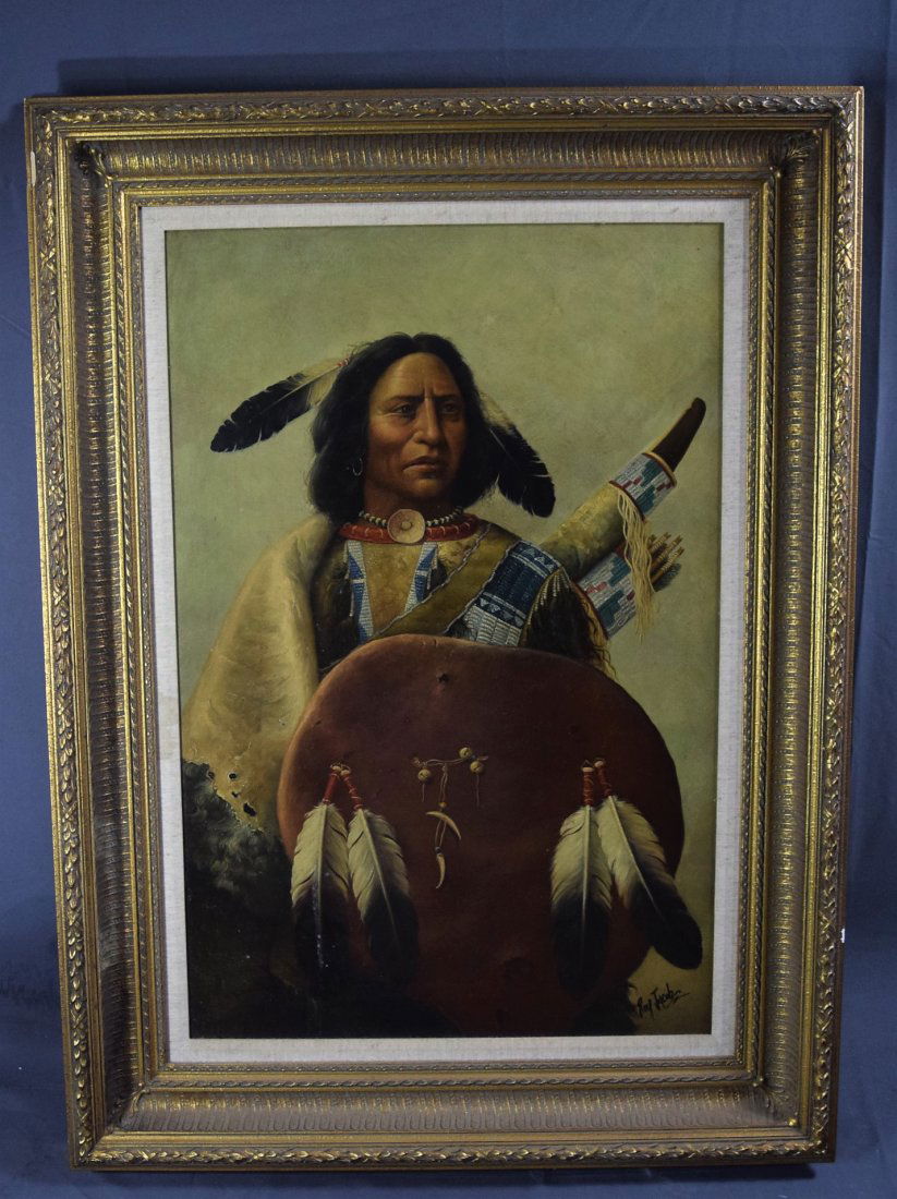 O/C, Portrait of Native American Man (1 of 4)