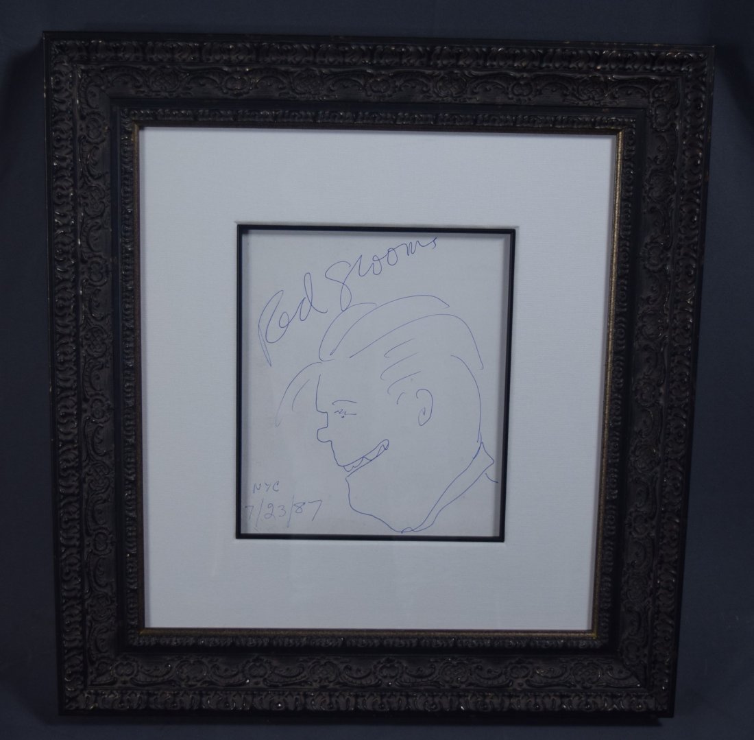 Red Grooms, Drawing (Self Portrait) (1 of 4)