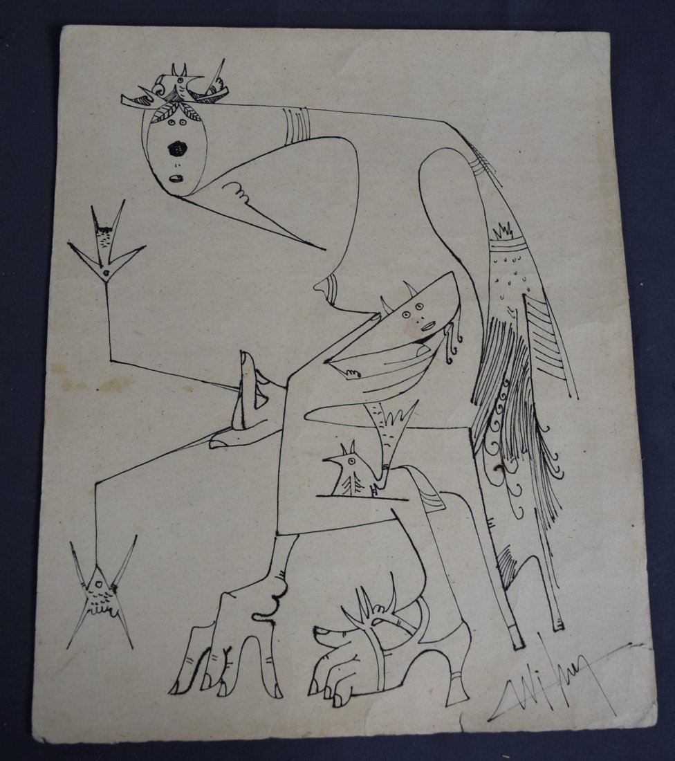 Wilfredo Lam, Drawing (Untitled) (1 of 7)