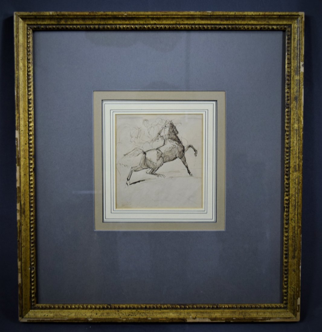 Eugene Delacroix, Drawing (Estate of Vincent Price) (1 of 4)