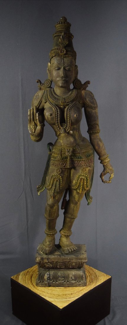 Chinese, Large Gilt Buddha (48") (1 of 9)