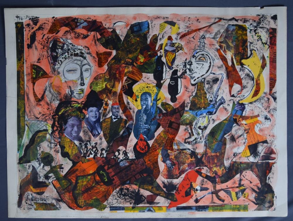 Romare Bearden, Mixed Media (Property of Boston Museum) (1 of 9)