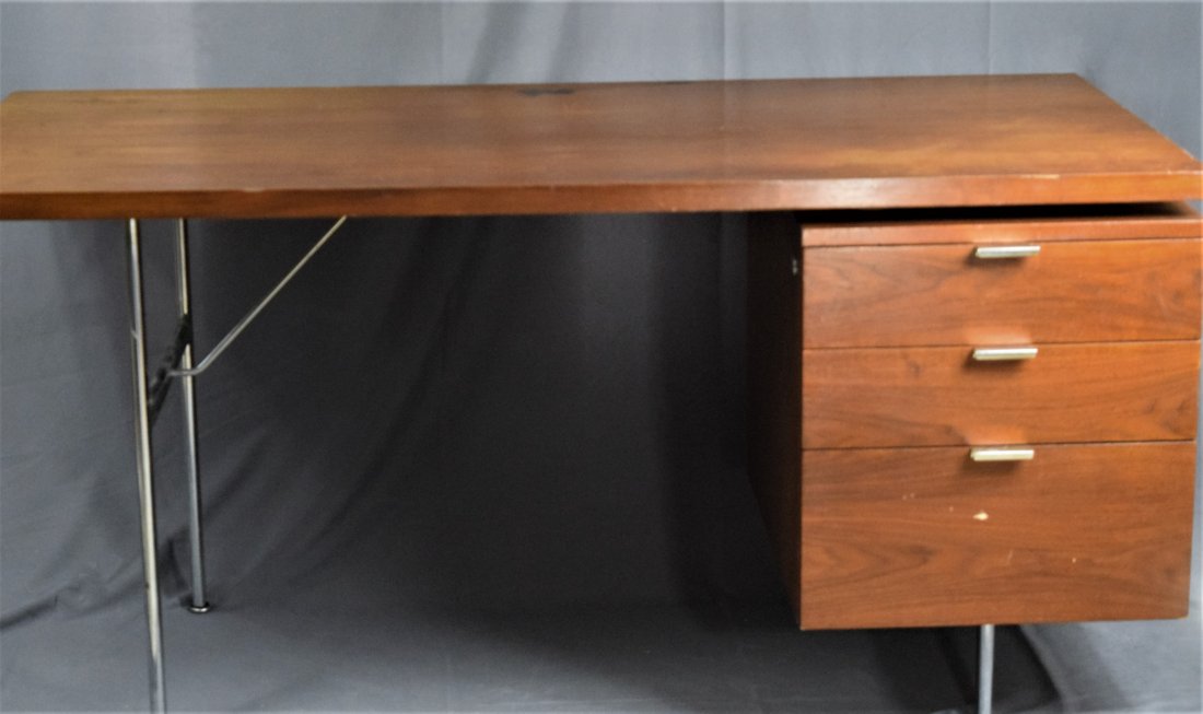 Herman Miller, George Nelson Walnut Desk (1 of 5)