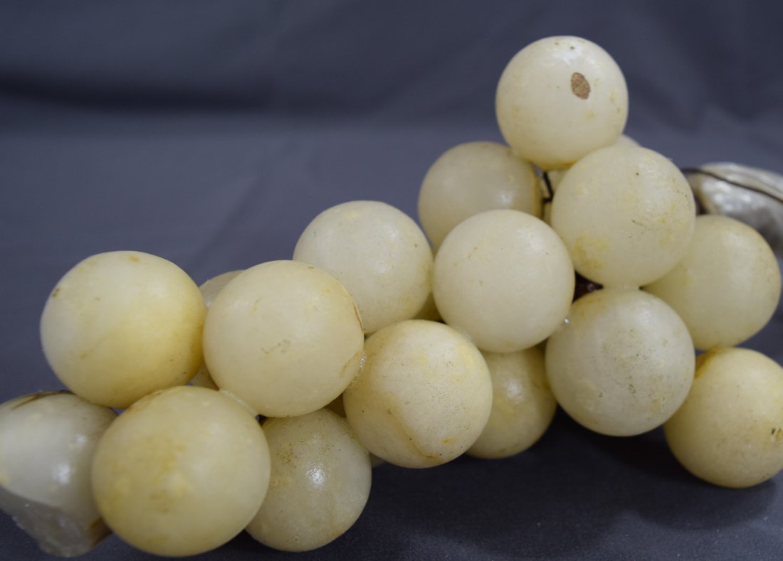 Italian Venetian Glass Grape Cluster (w/Tree Branch) (1 of 2)