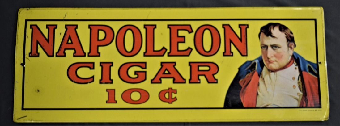 Napoleon 10 Cent Cigar (Tin Sign) (1 of 5)
