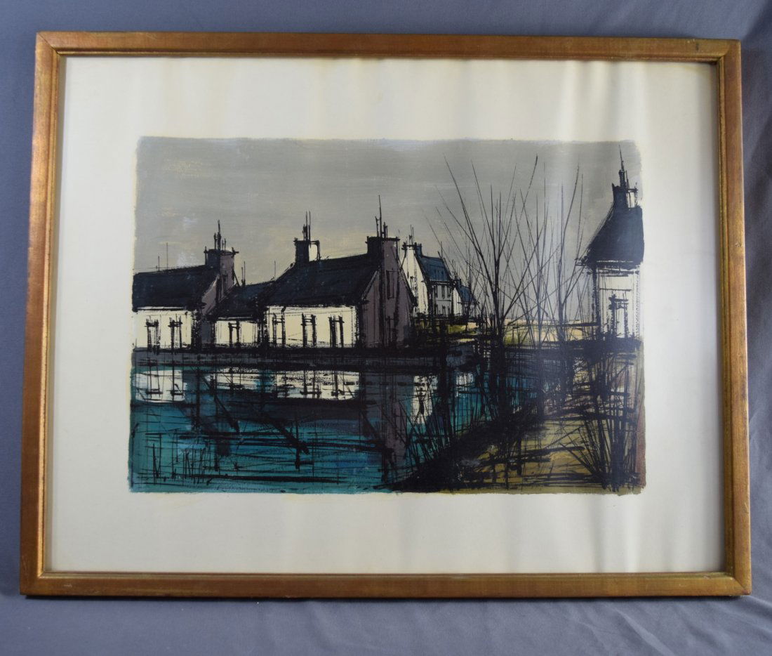 School of Bernard Buffet, Mixed Media (1 of 5)