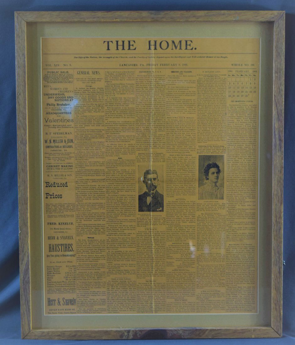 1901 Lancaster PA (Newspaper