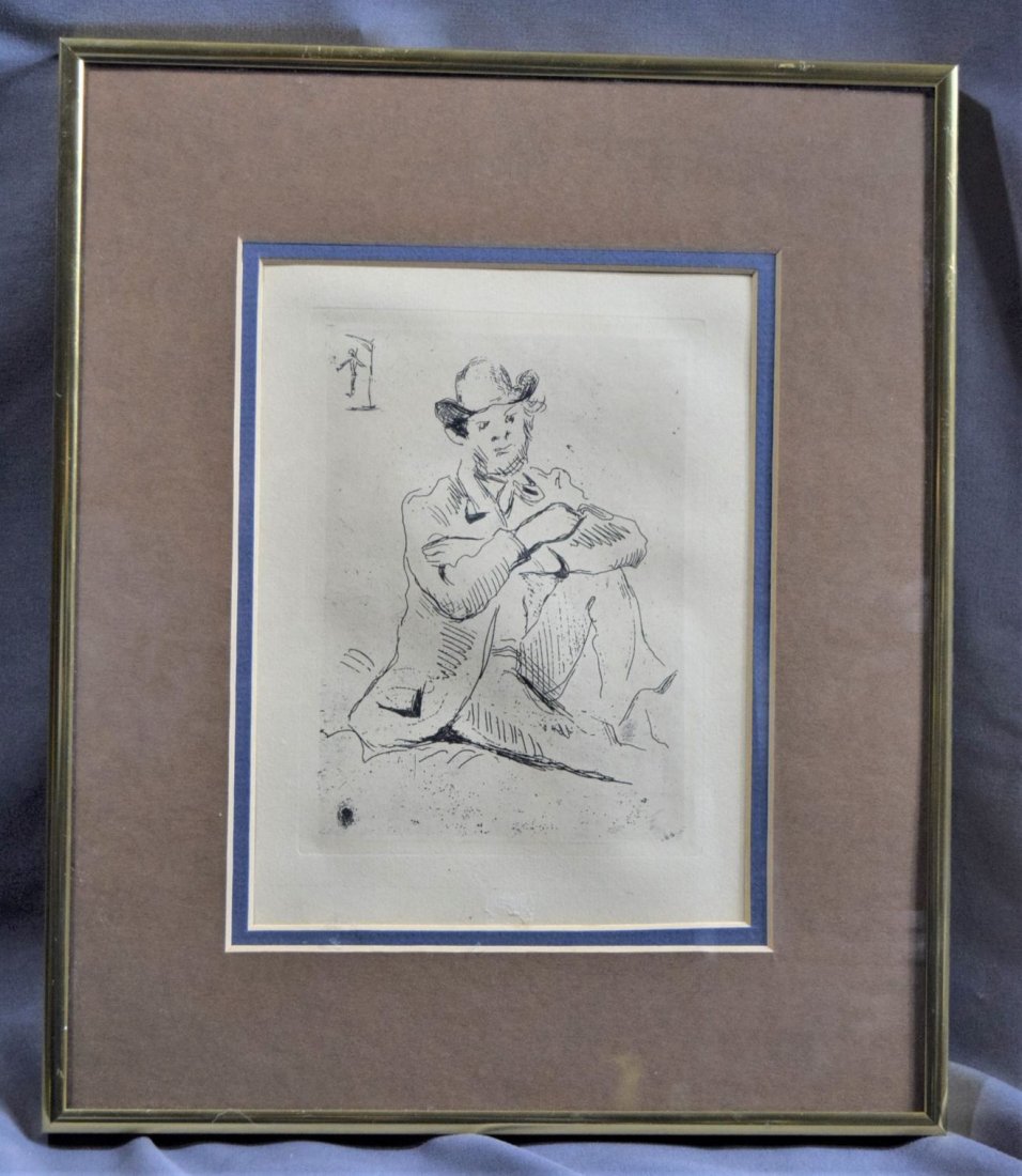 Etching Of Man (20th century) (1 of 7)