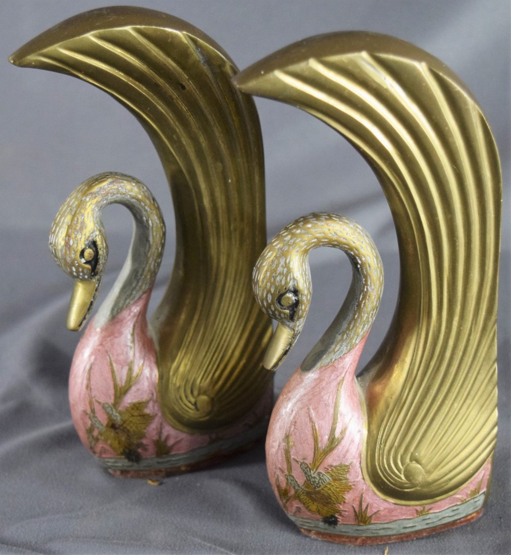 French, Bronze Flamingo bookends (20TH Century) (1 of 4)