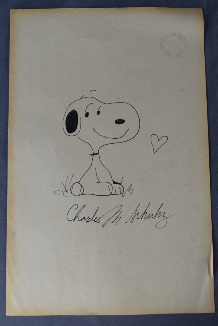 Charles Schulz, Drawing (Snoopy) (1 of 3)