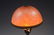 French Pink Shade Bronze Marble Cherub Lamp - 2
