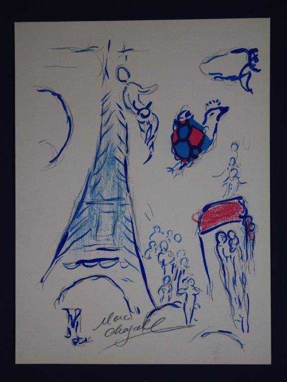 Marc Chagall, Signed Print (Directly From The Artist) (1 of 3)