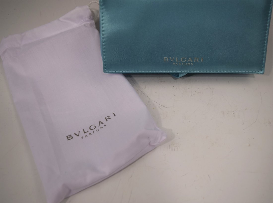 Bulgari - Bvlgari Blue Perfume Clutch (Ladies): BULGARI (20TH CENTURY) Blue, perfume ladies clutch 7 1/2" x 4"