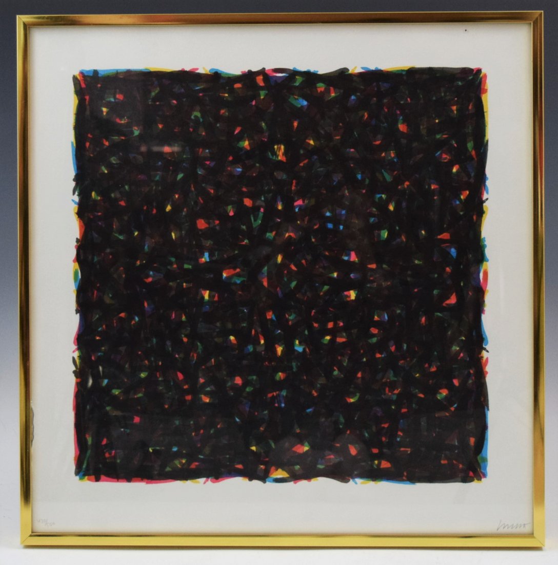 Sol Lewitt Screenprint (Brushstrokes In All Directions) (1 of 6)