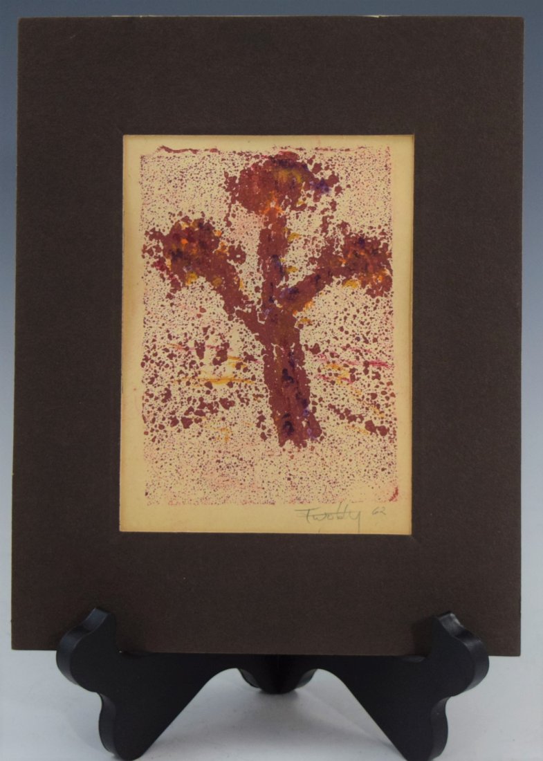 Cy Twombly, Oil on Paper (Property of Boston Museum) (1 of 5)