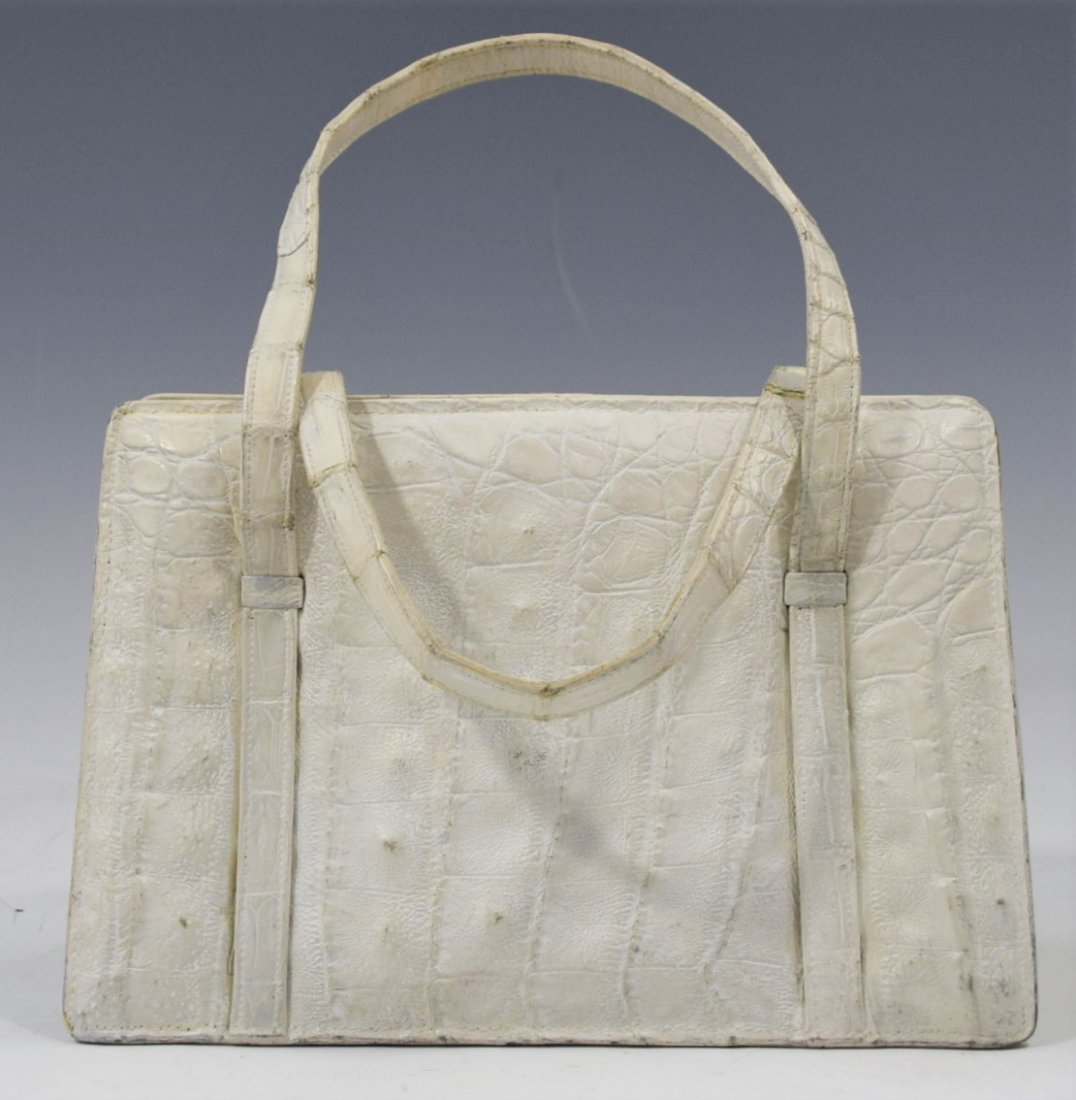 Lucille de Paris, Albino Crocodile Handbag (1 of 4)