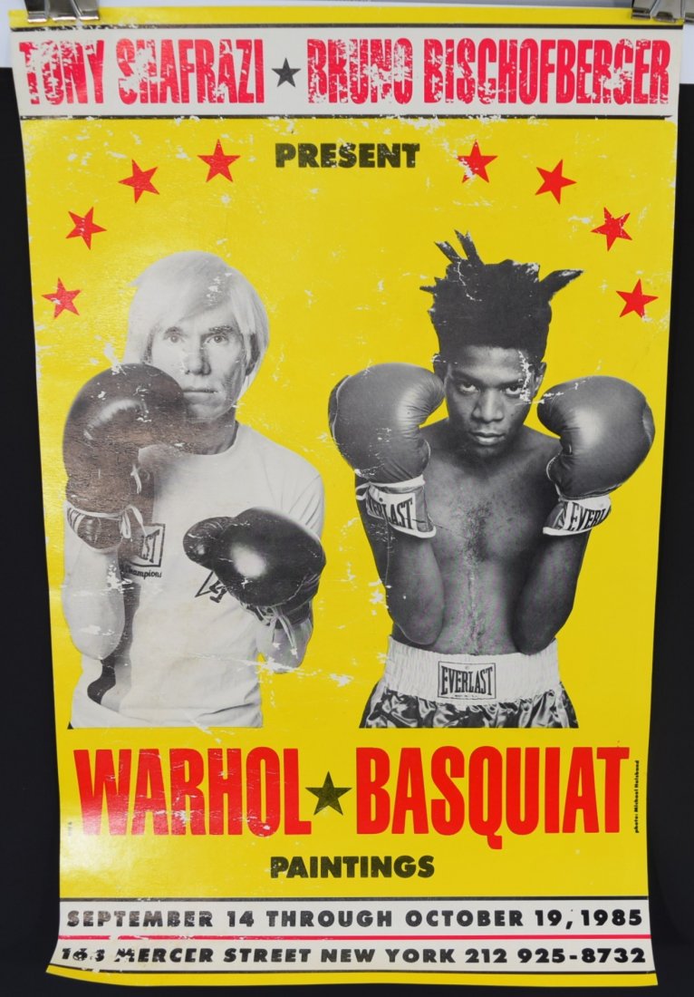 Andy Warhol, Jean Michel Basquiat, Exhibition Poster (1 of 10)