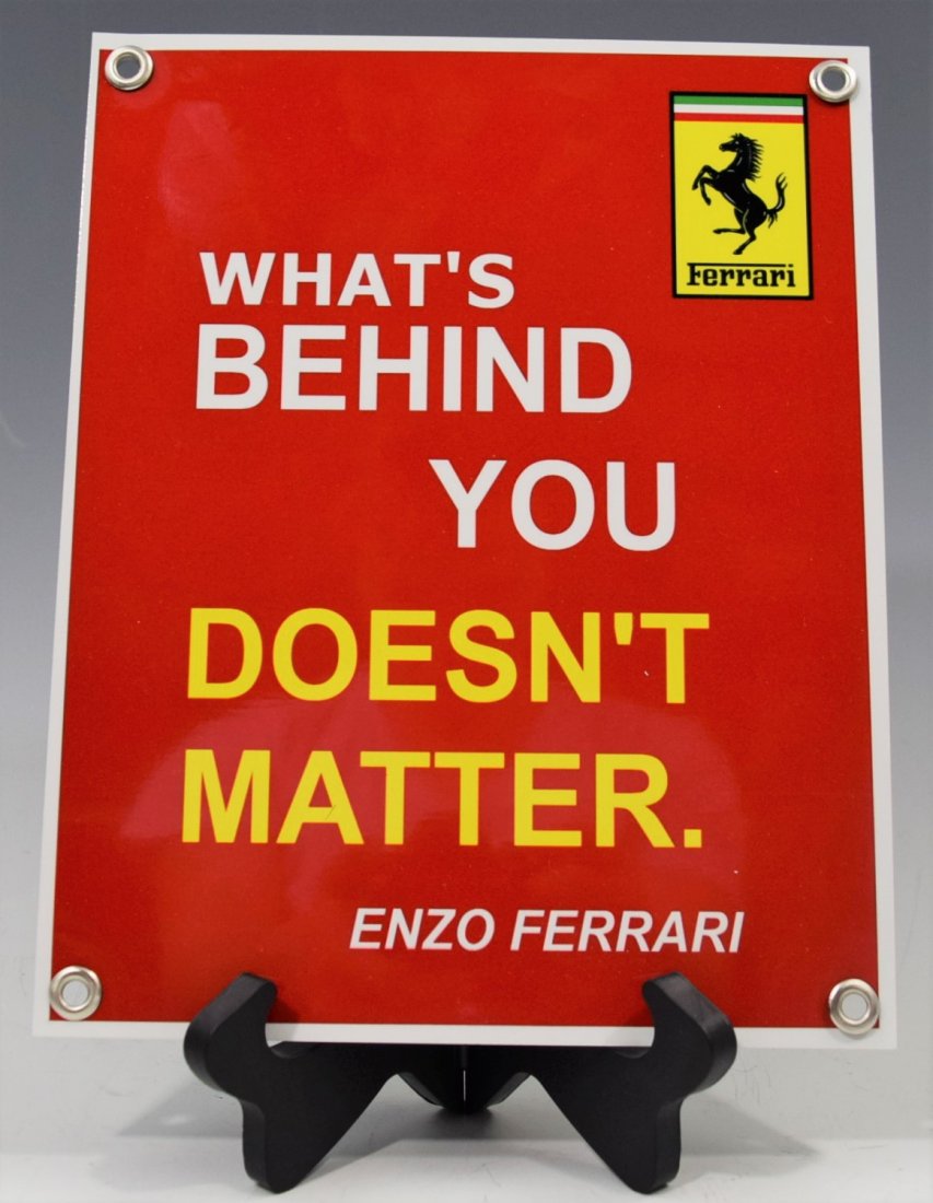 Enzo Ferrari, Sign (1 of 3)