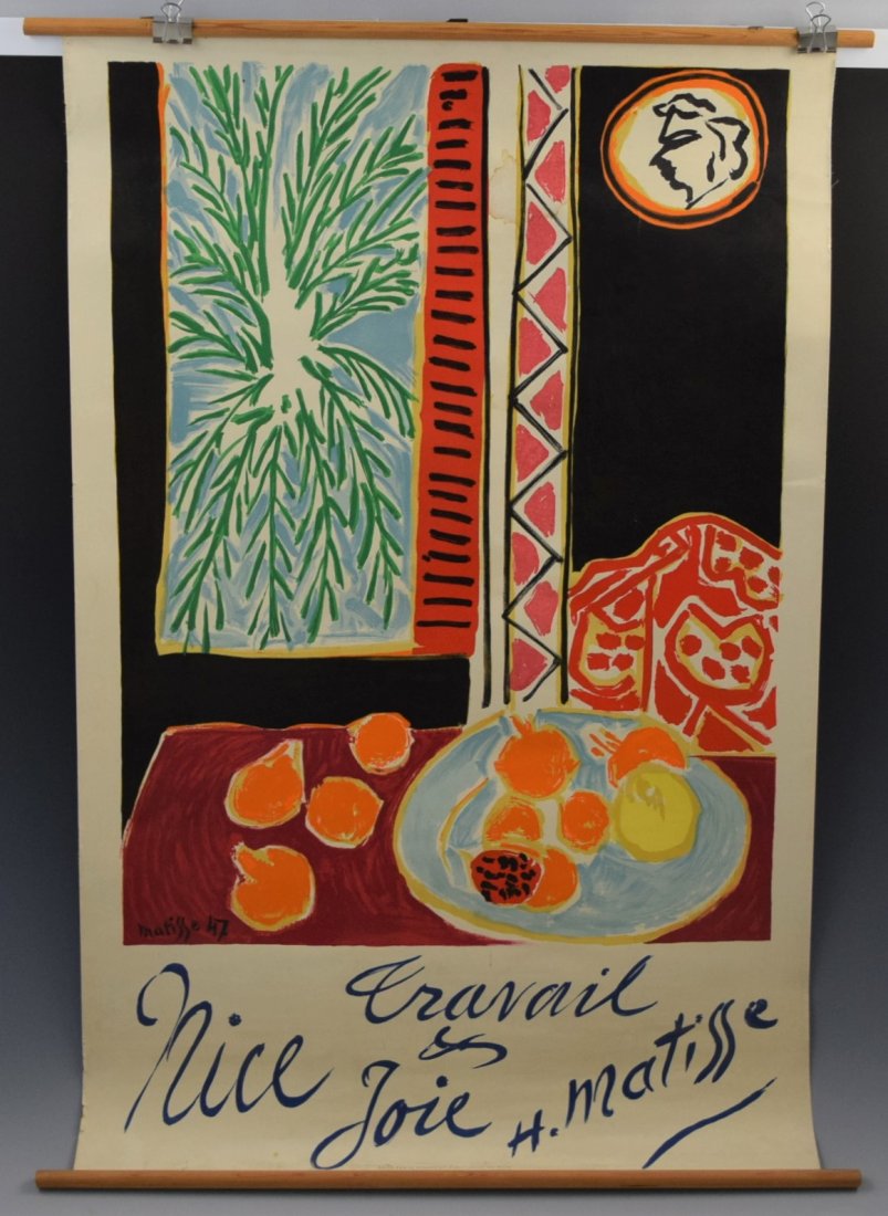 Henri Matisse Travel Poster (Travail & Joie) (1 of 8)
