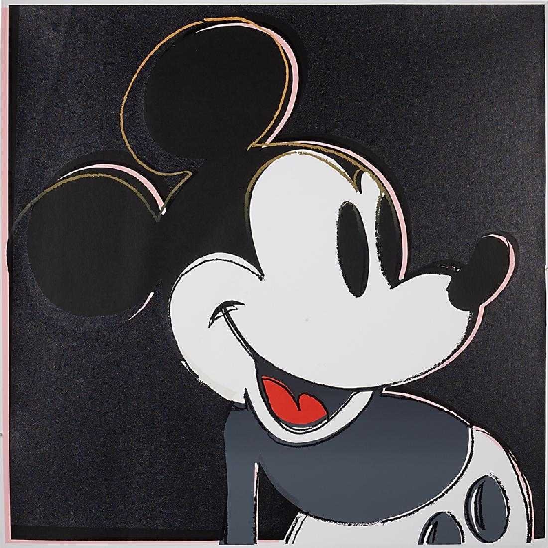 After Andy Warhol Mickey Mouse (Screenprint) (1 of 1)
