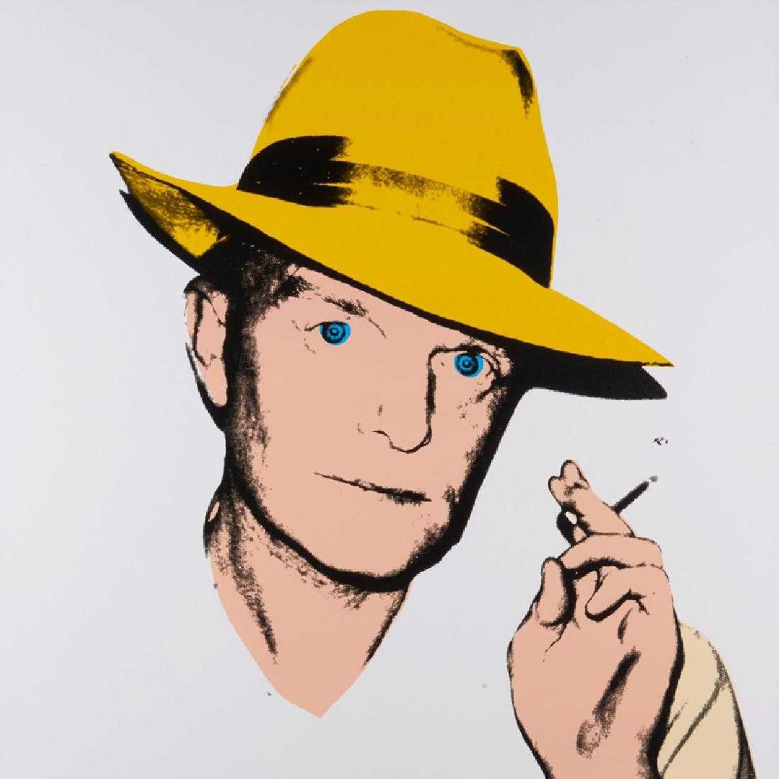 After Andy Warhol Truman Capote Yellow Hat (1 of 1)