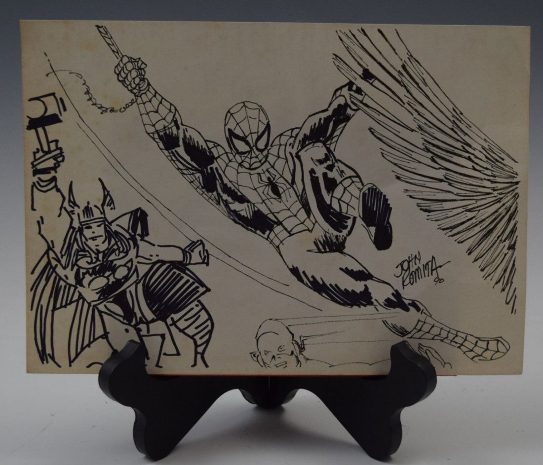 John Romita, Ink Drawing (Spider Man) (1 of 8)