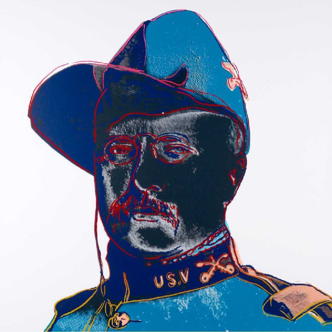 After Andy Warhol 1986 Teddy Roosevelt  (Screenprint) (1 of 1)