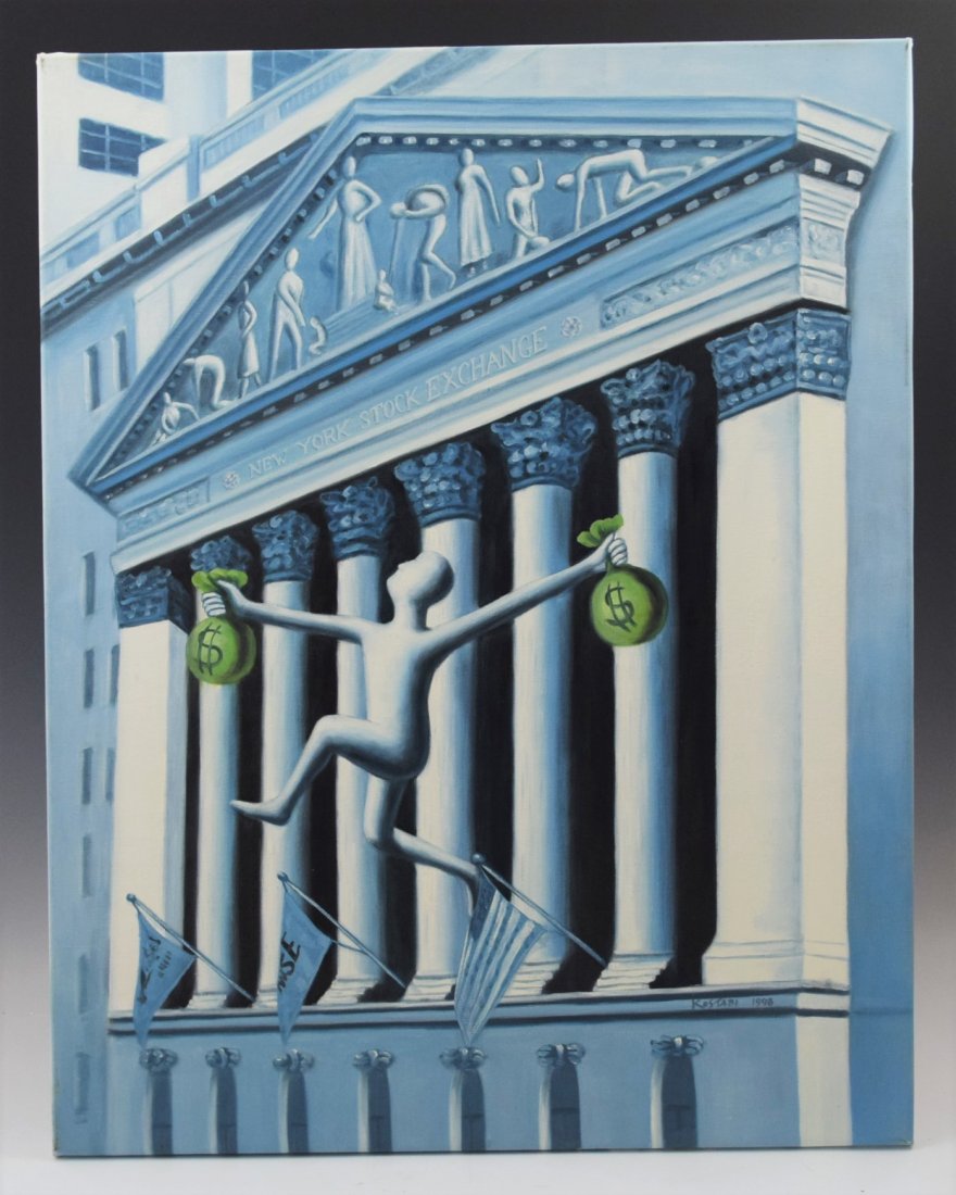 Mark Kostabi, O/C (1 of 8)