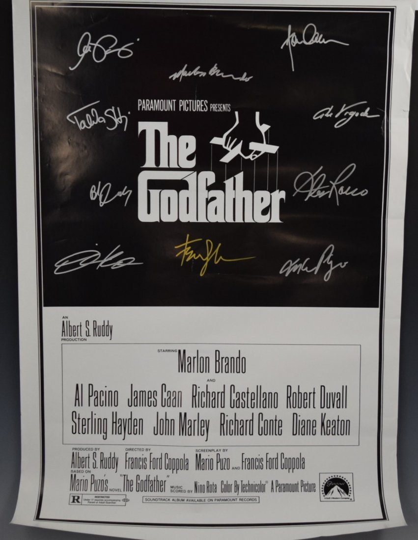 The Godfather, Signed by the Cast (Movie Poster) (1 of 3)