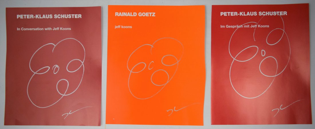 Jeff Koons, Drawings (lot of 3) (1 of 4)