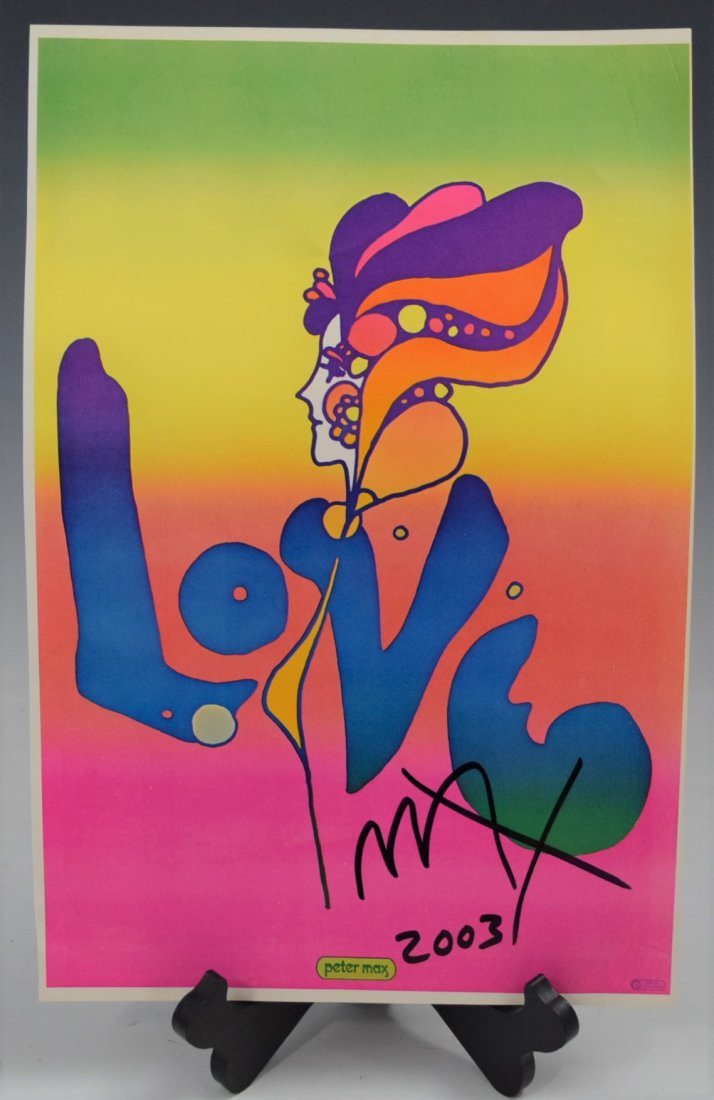Peter Max, Signed Poster (1 of 4)