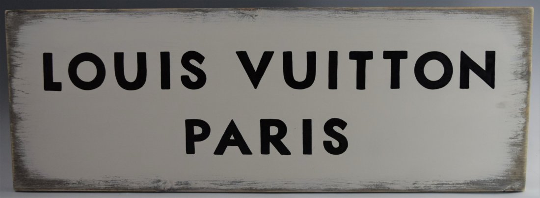Vintage Louis Vuitton Paris Sign (1 of 3)