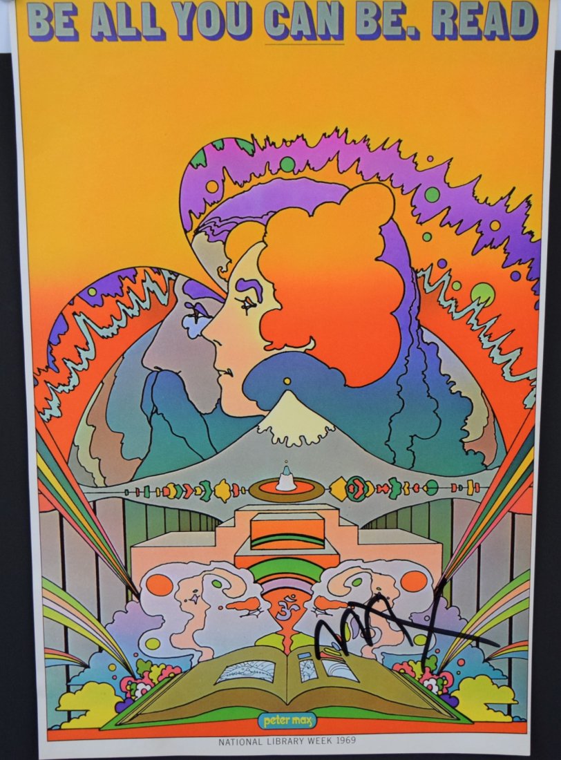 Peter Max, Signed (Poster): PETER MAX