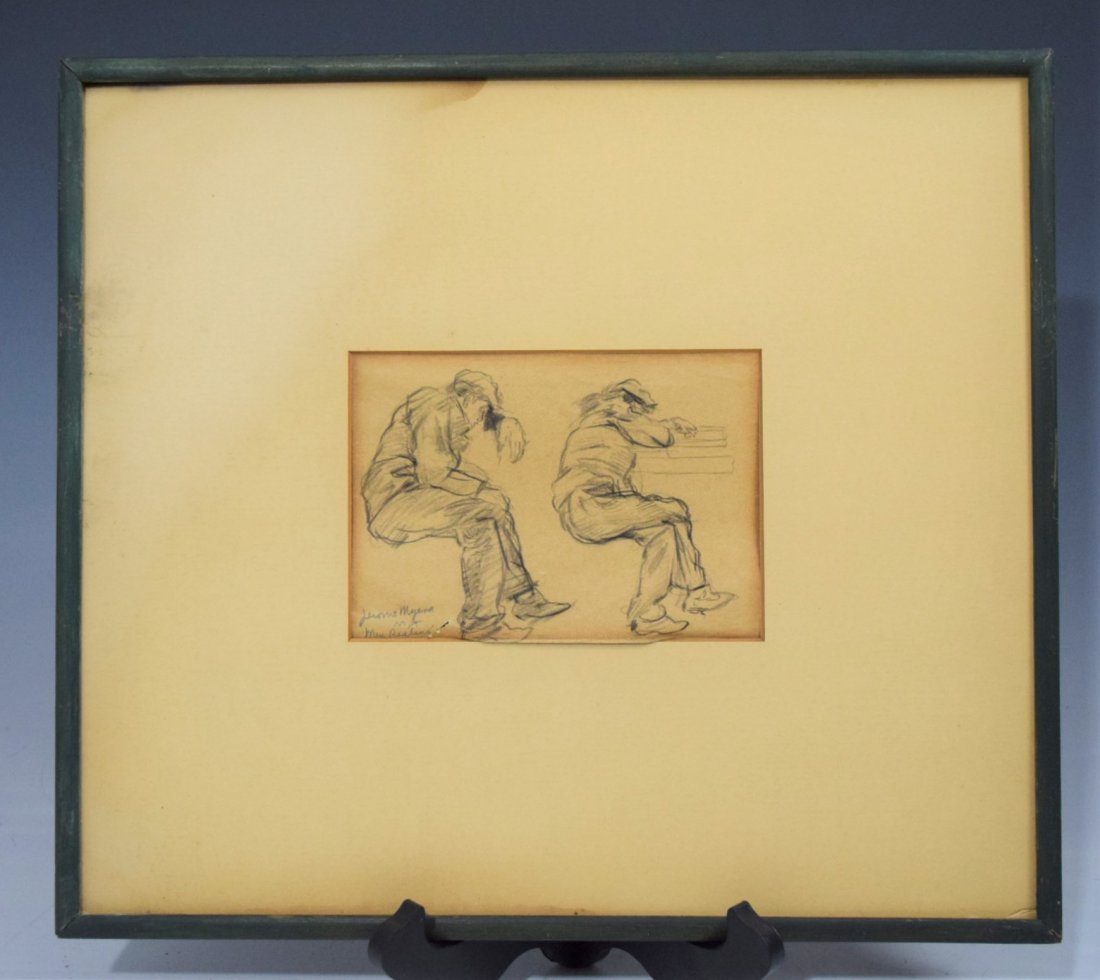 Jerome Myers, Pencil (Untitled) (1 of 4)