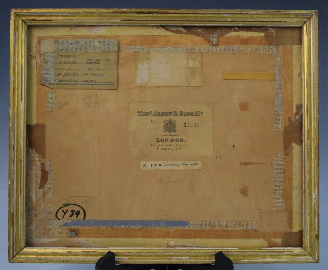 J.M.W. Turner Provenance and Frame to Painting (1 of 5)