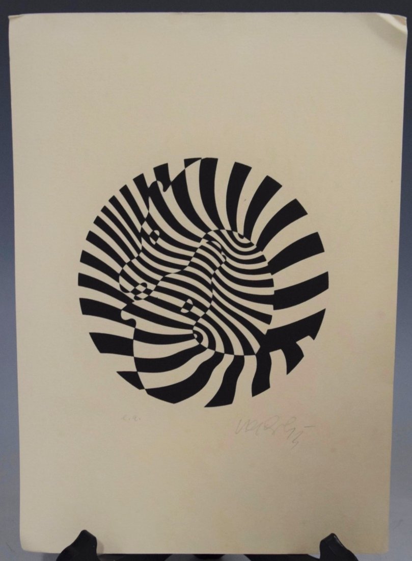 Victor Vasarely, Signed Etching (1 of 4)