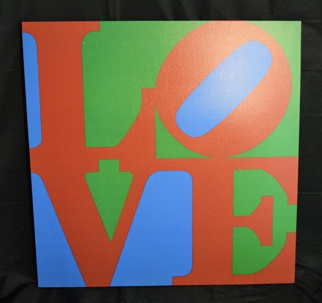 Robert Indiana, Print on Canvas (1 of 2)