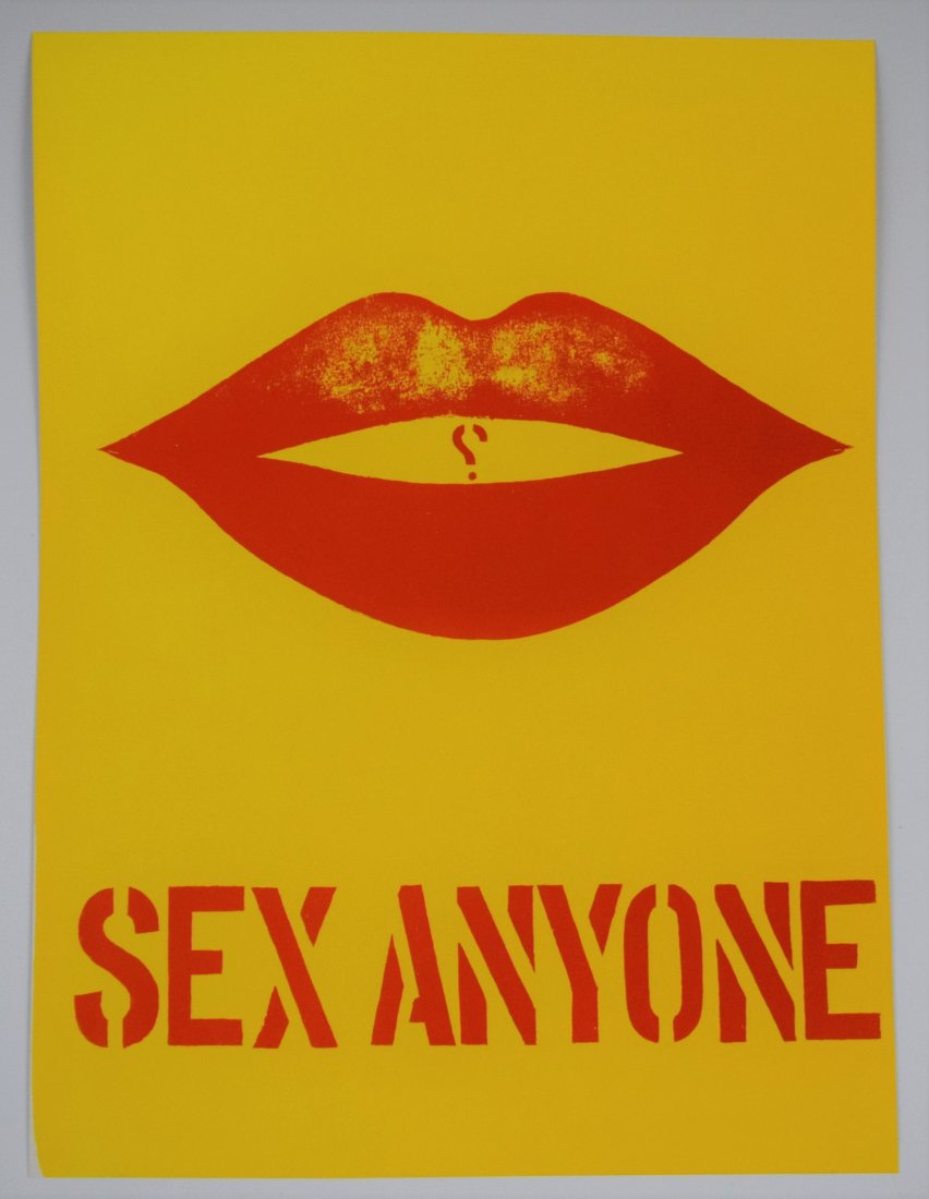 After Robert Indiana, Sex Anyone (Print): AFTER ROBERT INDIANA (1928-2018) Sex Anyone Print in colors 16 1/2" x 12 1/4"