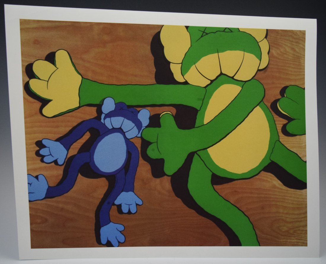 After Kaws, Exhibition (Print): AFTER KAWS (B. 1974) 2003 Exhibition Print in colors 26" x 21"