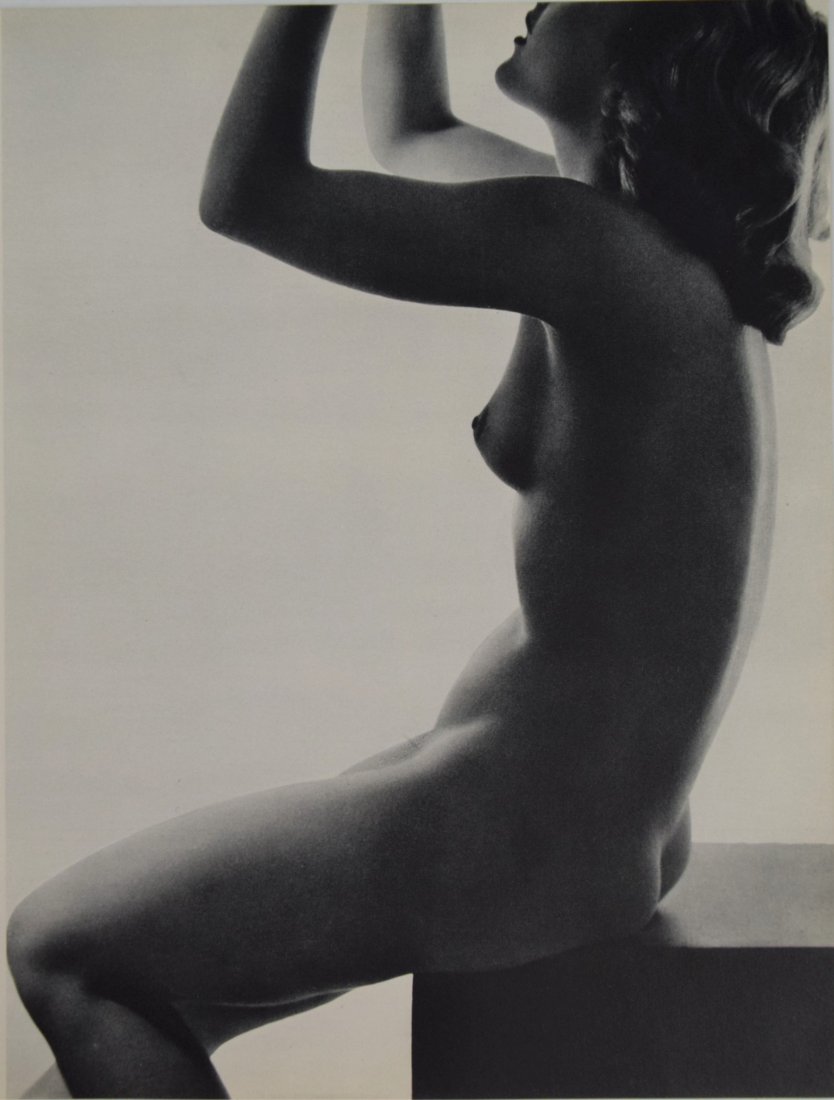 Lucien Lorelle - Nude: LUCIEN LORELLE (1894-1968) Nude Sheet-fed gravure, c.1950's Printed in France 9 3/4" x 7 1/2"