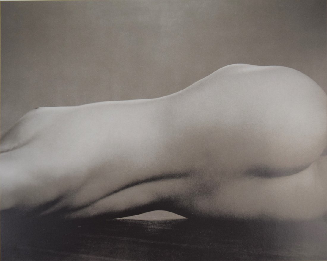 Edward Weston - Nude: EDWARD WESTON (1886-1958) Nude Photo-litho, c. 1970's Printed in Hong Kong 6 3/4" x 8 1/4"