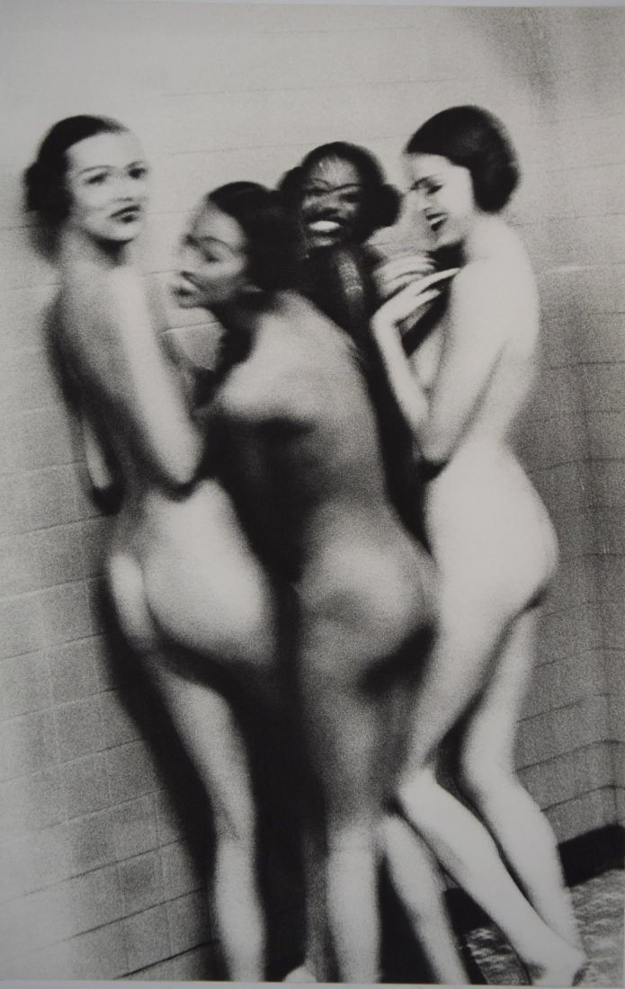 Ellen Von Unwerth - Four Girls in Shower 1993: ELLEN VON UNWERTH B. 1954 Four Girls in Shower 1993 Sheet-fed gravure c. 1994 Printed in Japan 14" x 9"