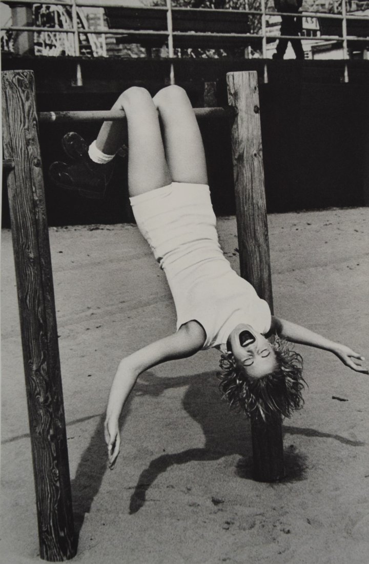 Ellen Von Unwerth - Drew Barrymore, Coney Island 1993: ELLEN VON UNWERTH B. 1954 Drew Barrymore, Coney Island 1993 Sheet-fed gravure c. 1994 Printed in Japan 14" x 9"