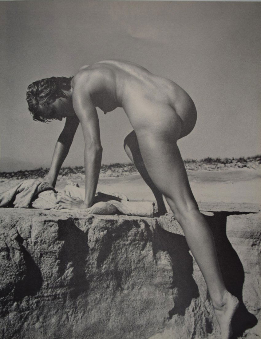 Andre de Dienes - Nude: ANDRE DE DIENES (1913-1985) Nude Photo-litho c.1964 Printed in Great Britain 10 3/4" x 8 1/4"