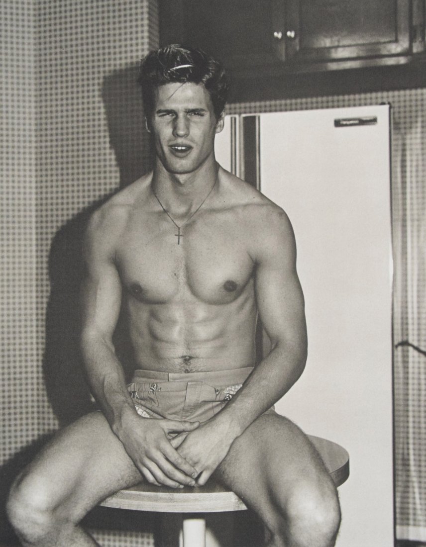 Bruce Weber - Mike Hill, Santa Monica: BRUCE WEBER (b. 1946) Mike Hill, Santa Monica Sheet-fed gravure c. 1989 Printed in Spain 11" x 8 1/2"