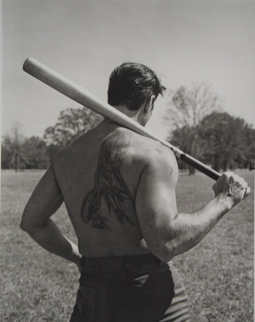 Bruce Weber - Baseball Player: BRUCE WEBER (b. 1946) Baseball Player Sheet-fed gravure c. 1989 Printed in Spain 11" x 8 1/2"