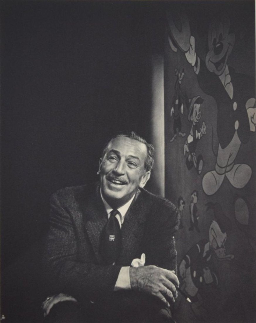 Yousuf Karsh - Walt Disney: YOUSUF KARSH (1908-2002) Walt Disney Sheet-fed gravure, 1959 Printed in The Netherlands 12" x 9"