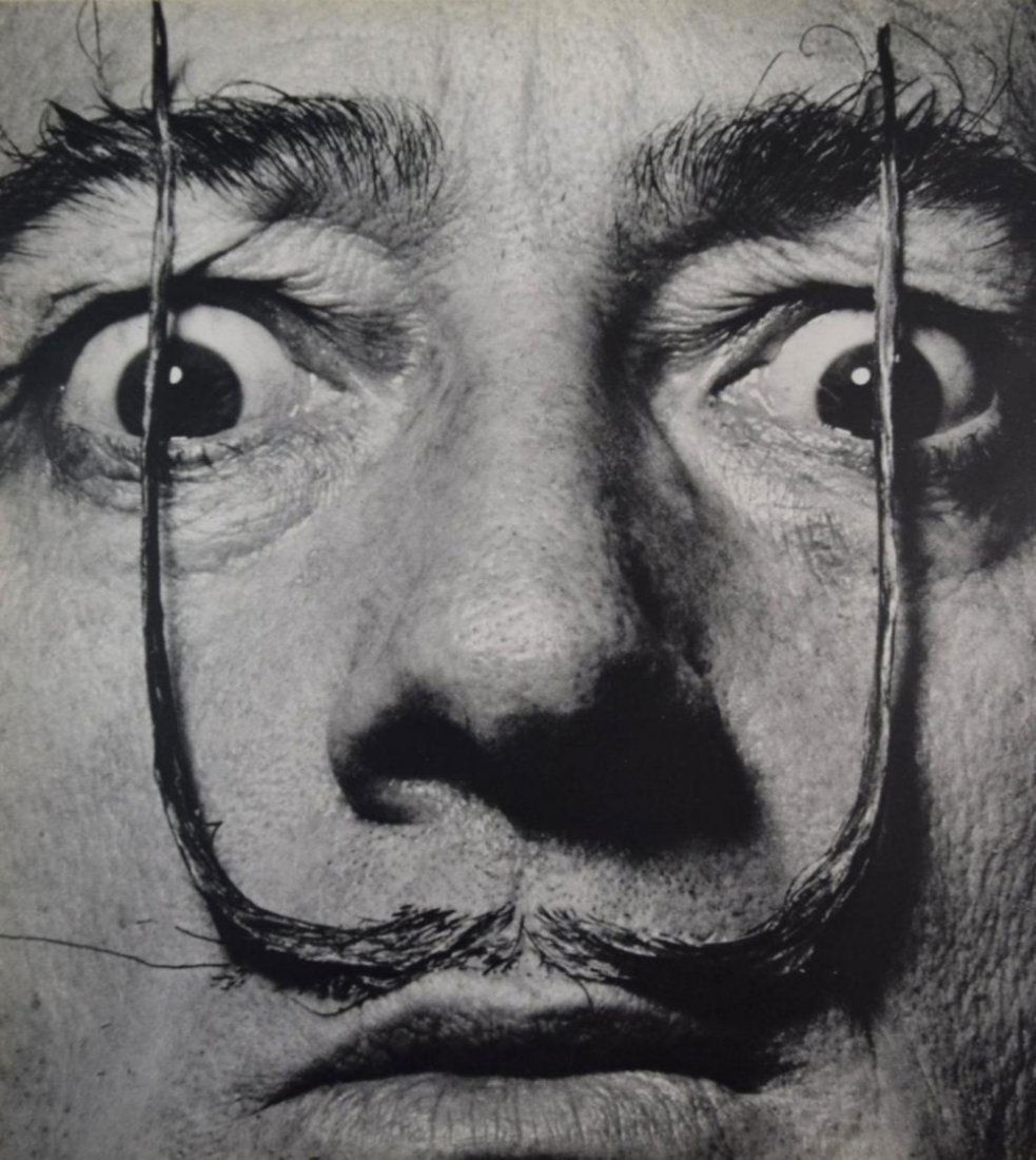 Philippe Halsman - Salvador Dali: PHILIPPE HALSMAN (1906-1979) Salvador Dali Sheet-fed gravure, c. 1970s Printed in Italy 11" x 10"